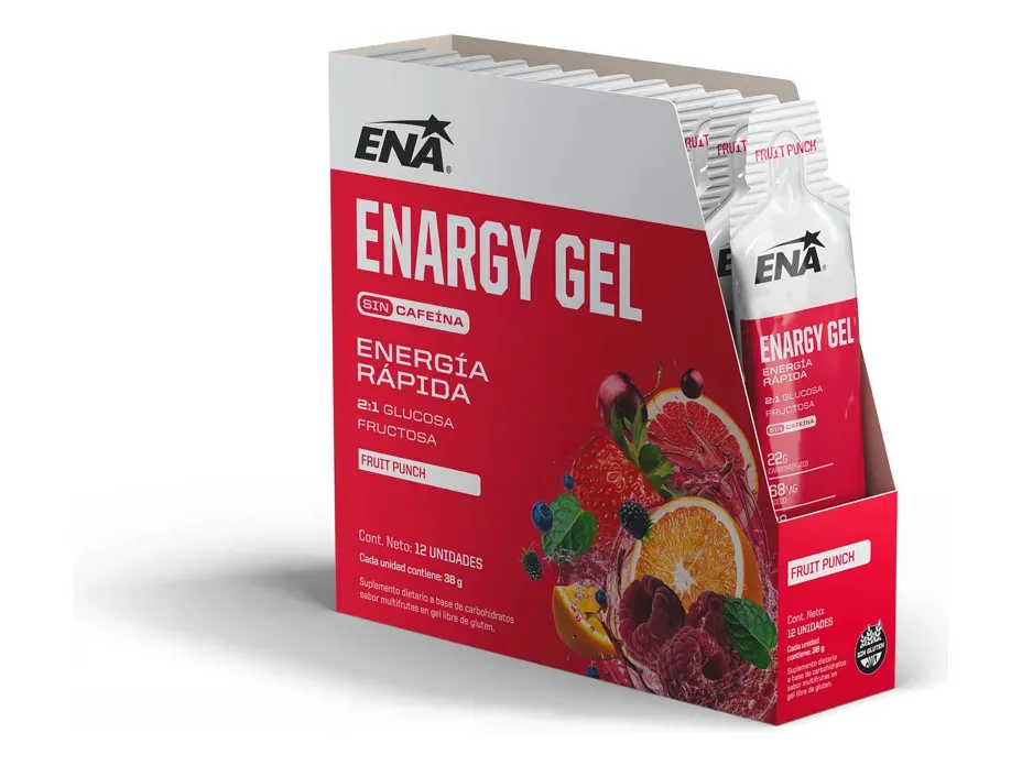 ENA ENARGY GEL S/CAFEINA FRUIT PUNCH x38 grs.