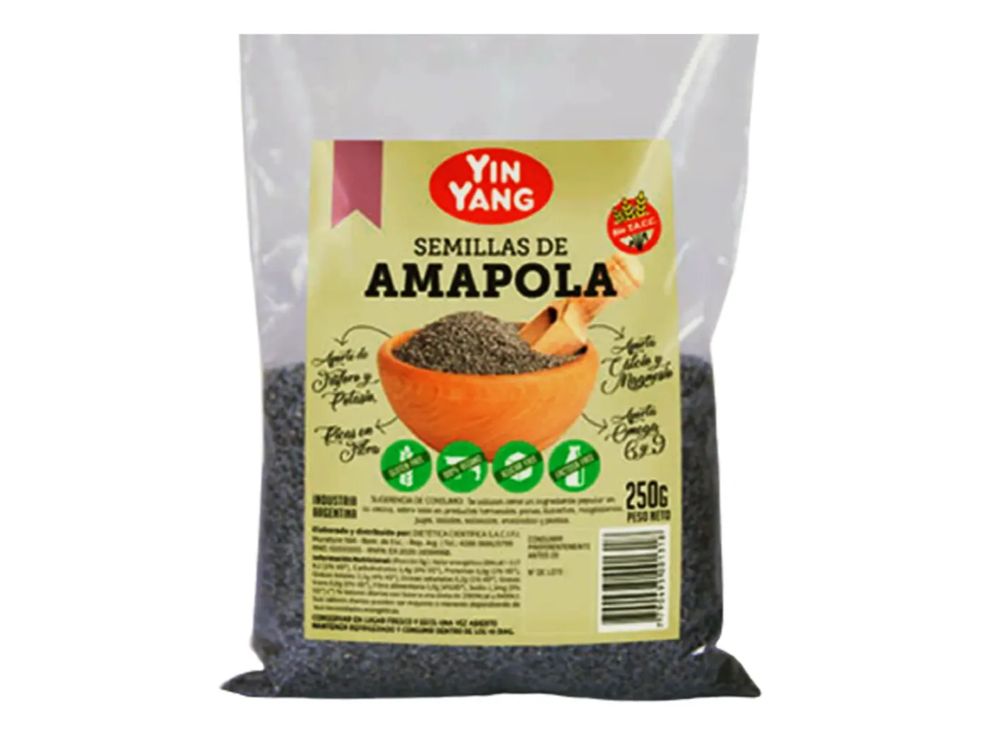 SEMILLAS DE AMAPOLA YIN TANG x250 GRS.