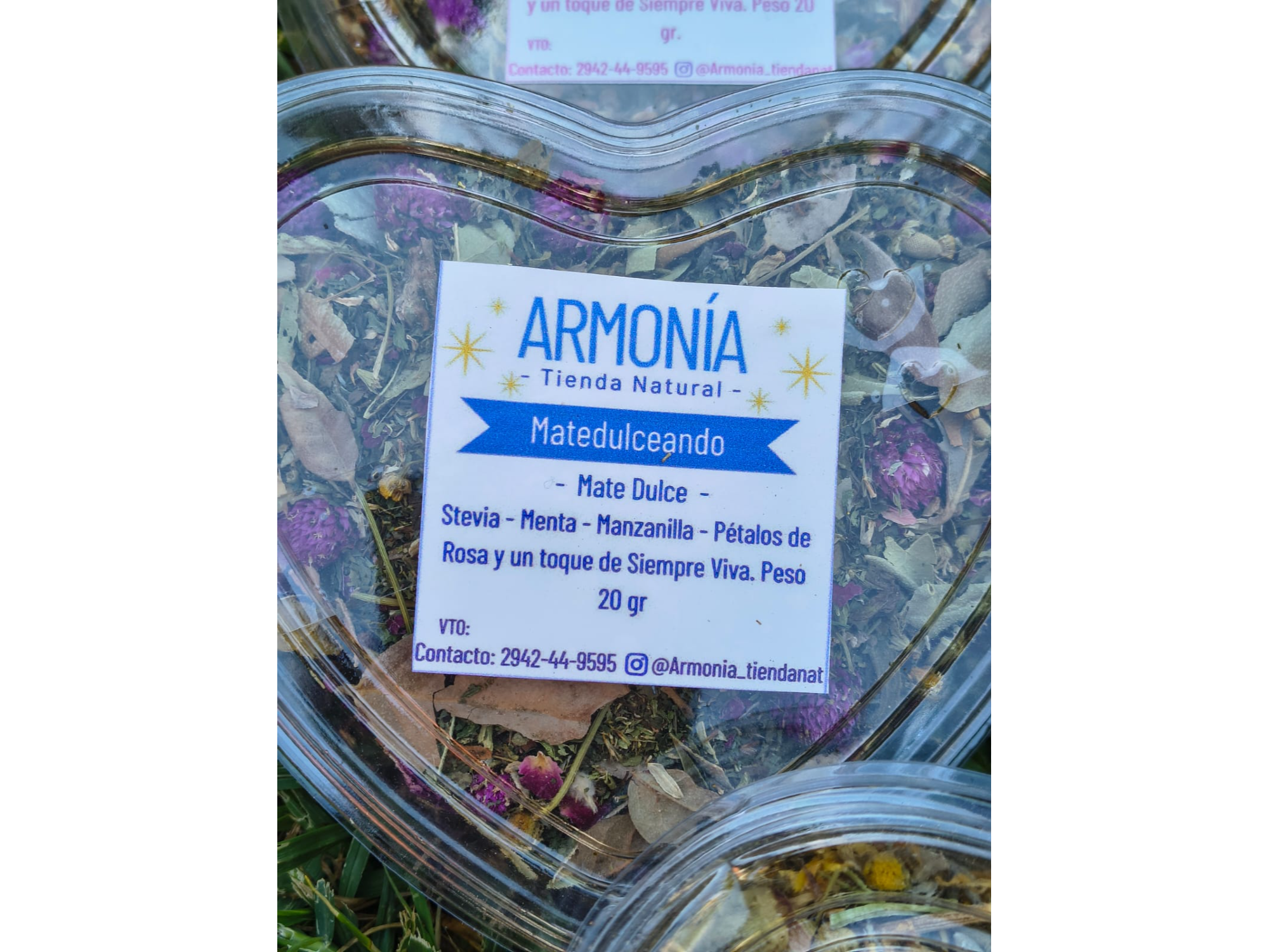 CORAZON "MATEDULCEANDO" x50 grs.