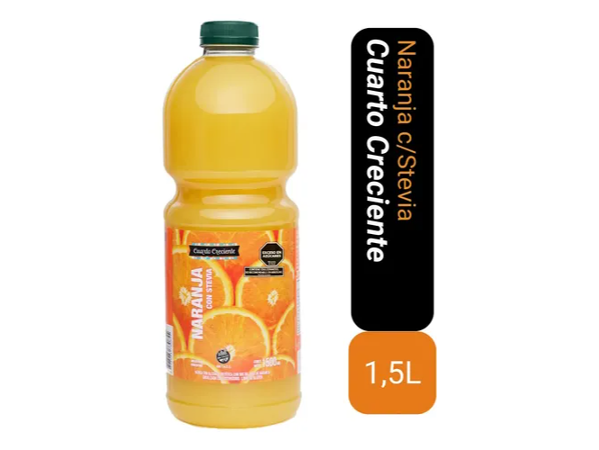 JUGO DE NARANJA C.CRECIENTE x1,5 L.