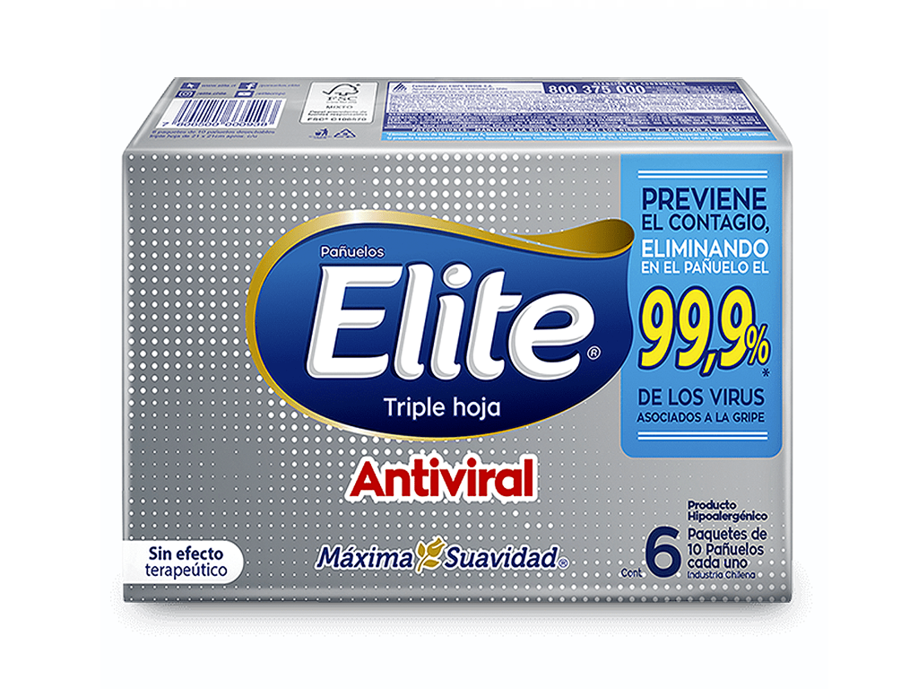 Pañuelo Elite Antiviral (x6)