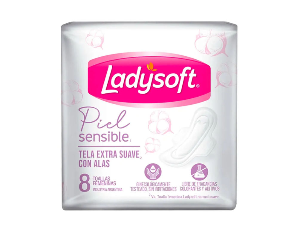 Toallas Ladysoft Normal Piel Sensible x8