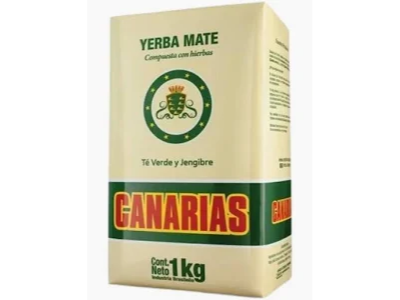 CANARIAS TE VERDE Y JENGIBRE 1 KG
