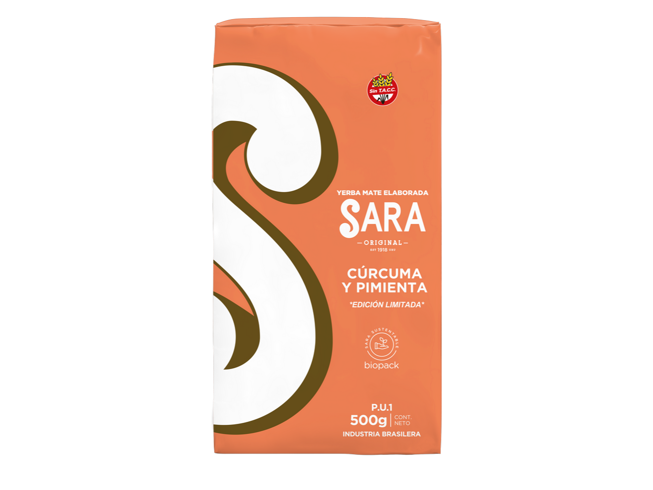 SARA CURCUMA Y PIMIENTA 500 G