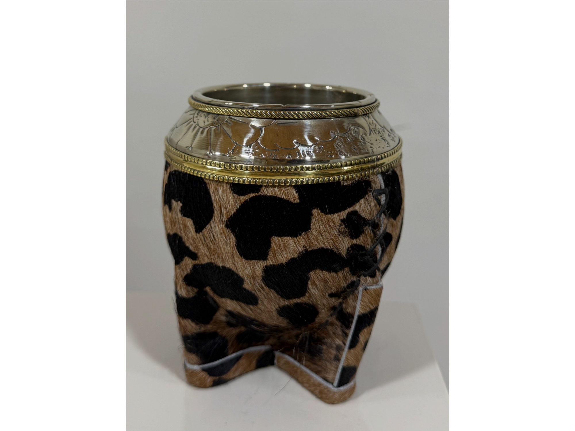 TORPEDO ANIMAL PRINT ANILLO DE BRONCE