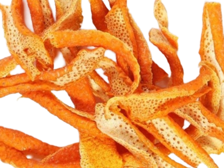 Cáscara de naranja amarga