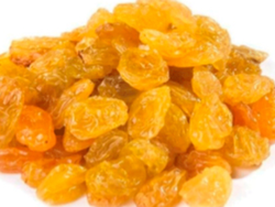Pasas de uvas rubia sin semilla