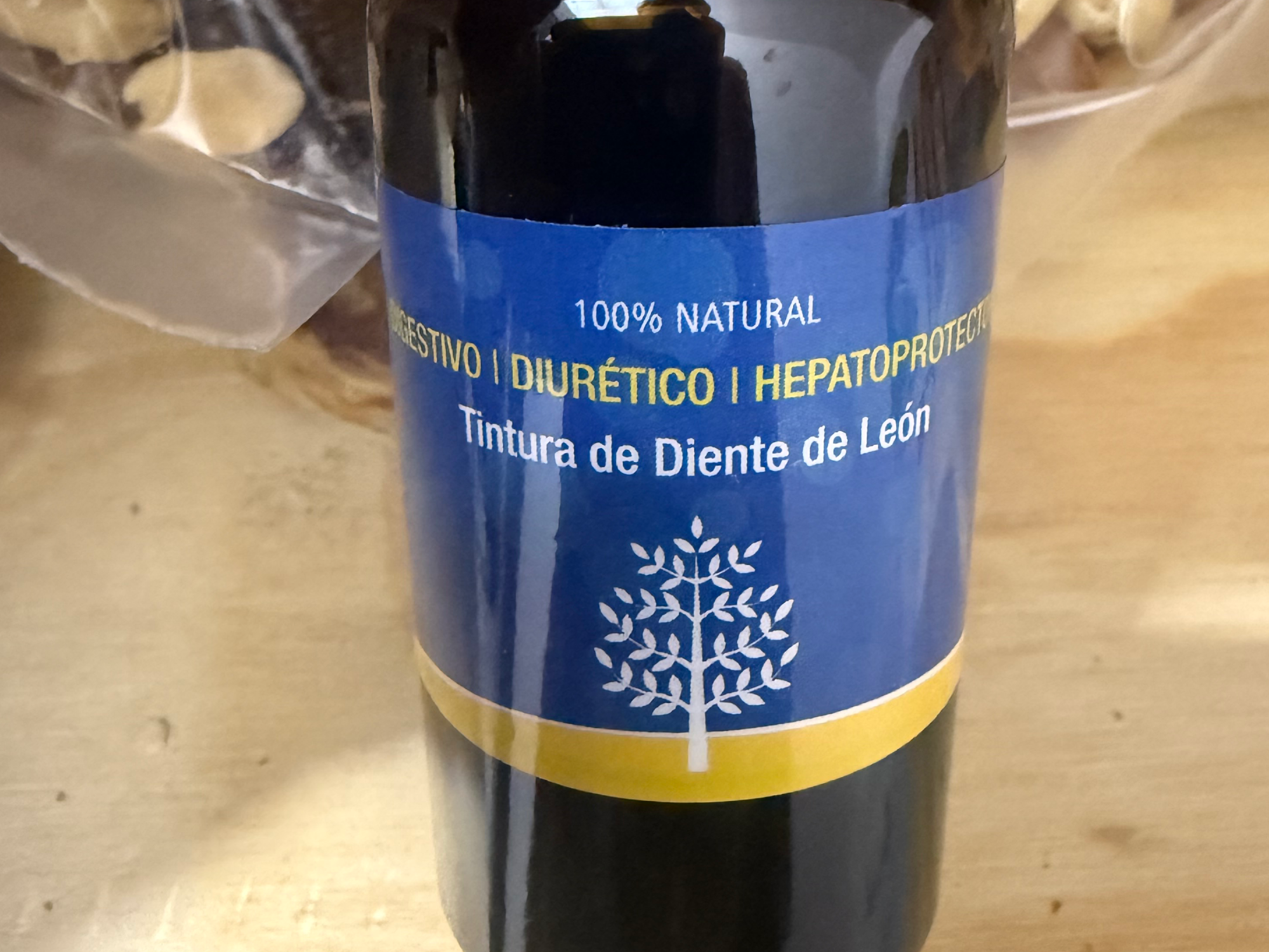 Extracto de tinta diente de león