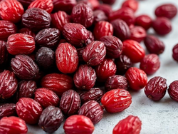 Arándanos rojos enteros