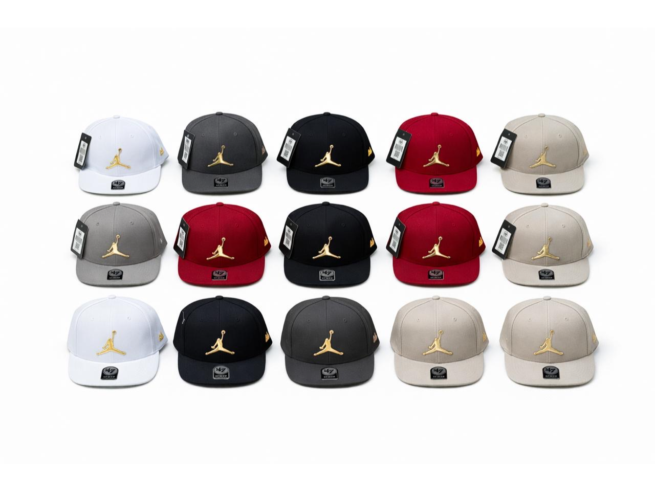 GORRA PREMIUM JORDAN CERRADA | SOLO NEGRO PR-49