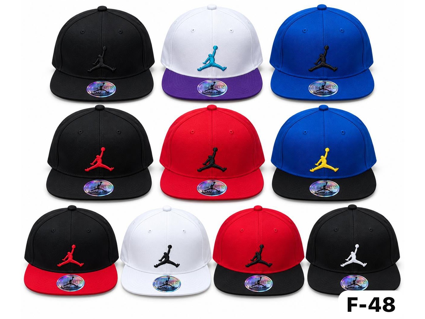 GORRA PLANA BORDADO | JORDAN F-48