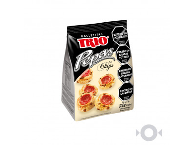 Trio pepa c/chips x300g