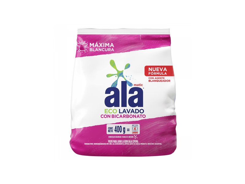 Jabón en polvo Ala matic x400g