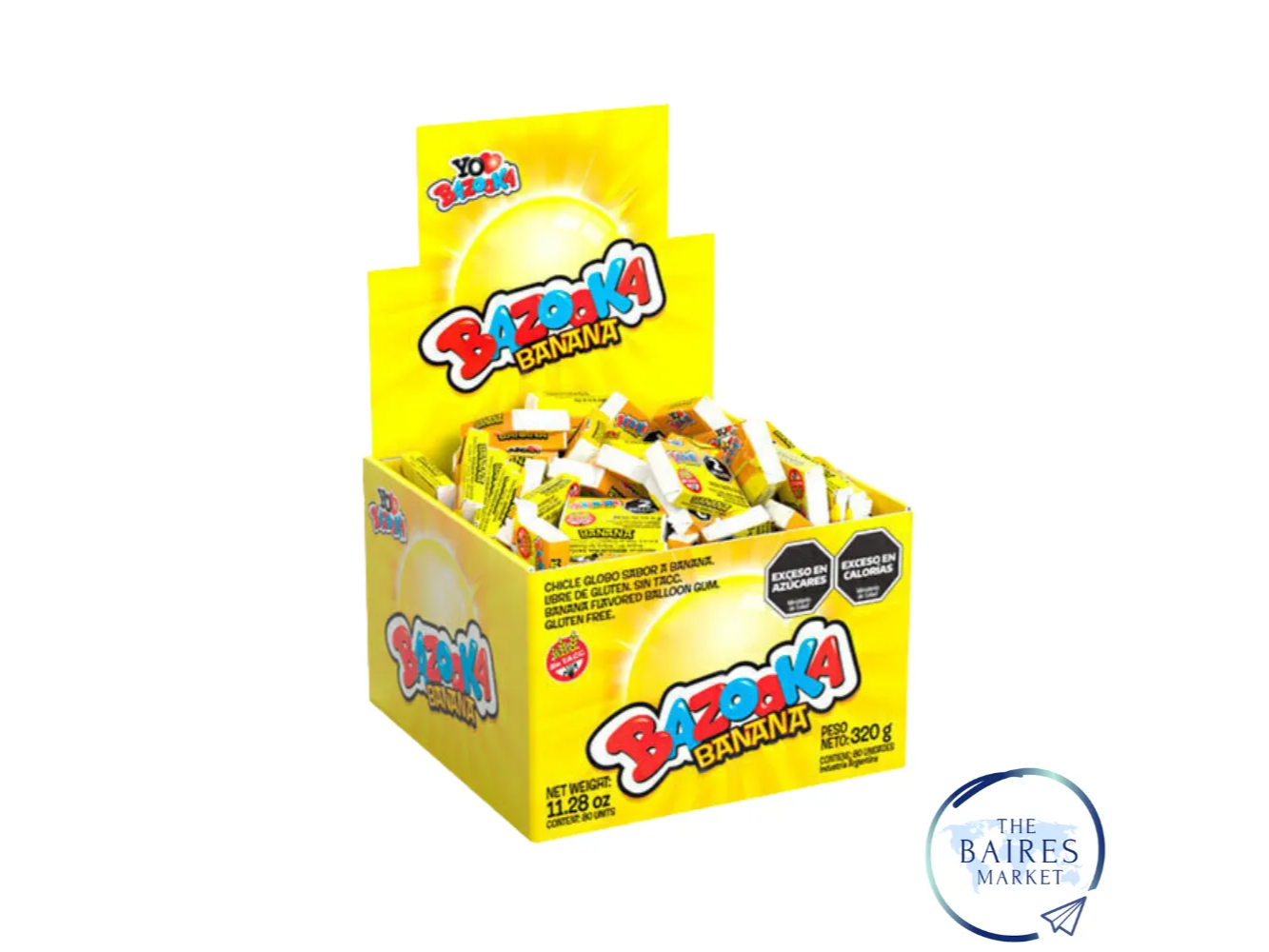 Chicle Bazooka banana x80un