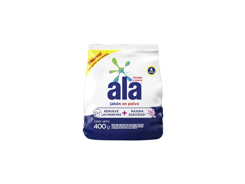 Jabón en polvo Ala regular x400g