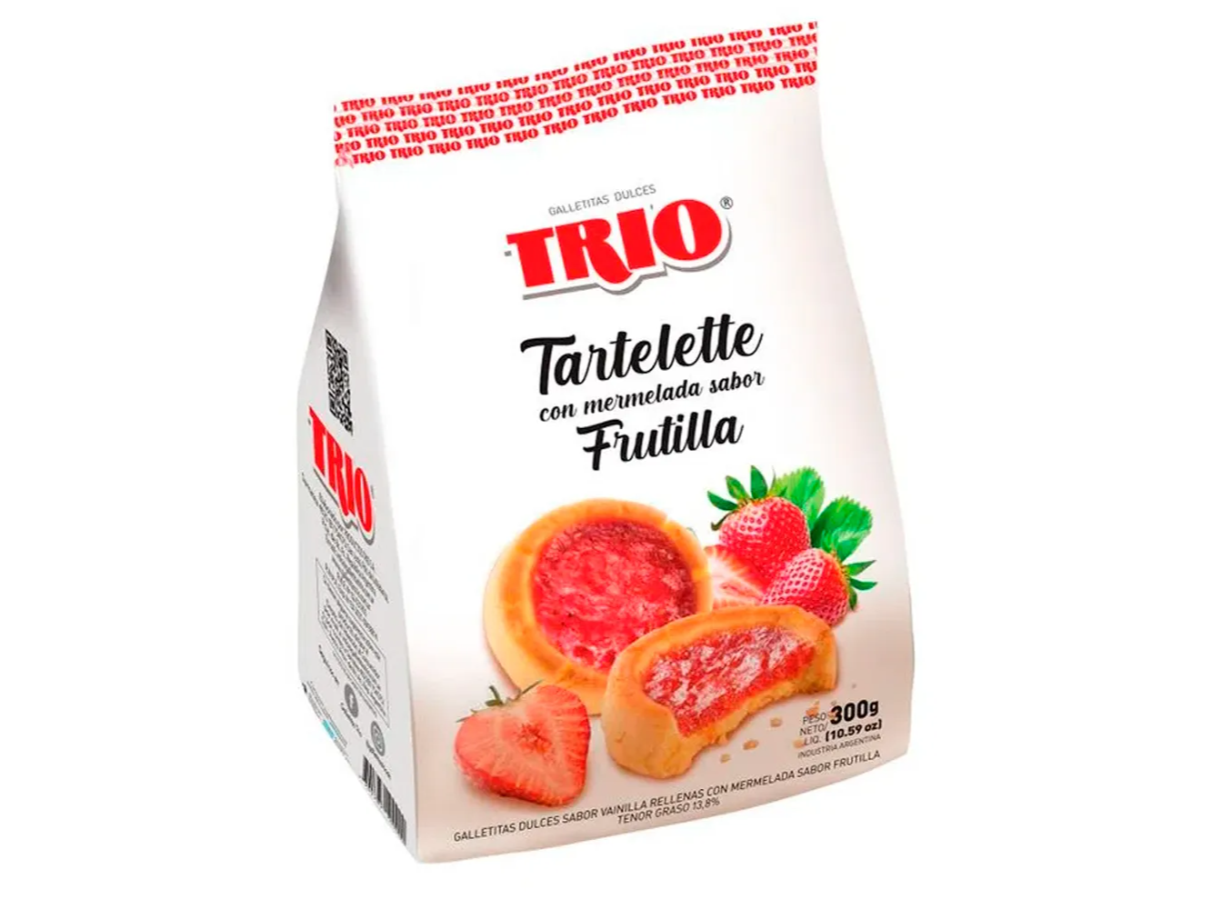 Trio tarteletas de frutilla x300g