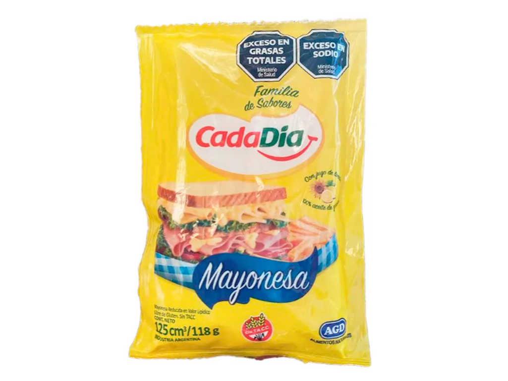 Mayonesa Cada dia x125g sachet