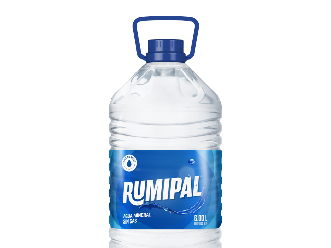 Bidón de agua rumipal x6lts