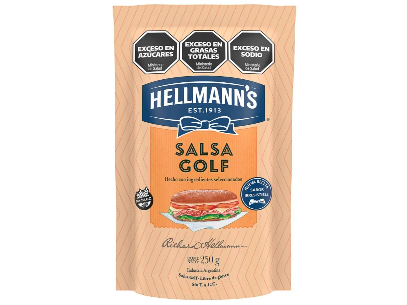 Salsa golf Hellmans x250g