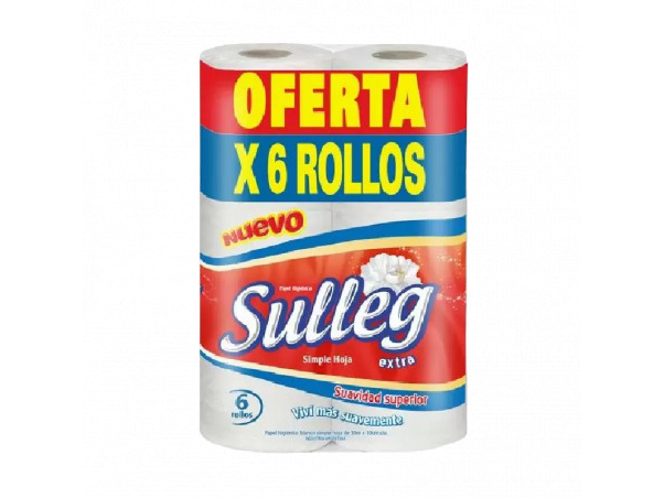 Papel higienico Sulleg x6un