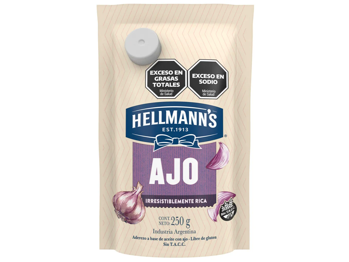 Mayonesa Hellmanns Ajo x250g