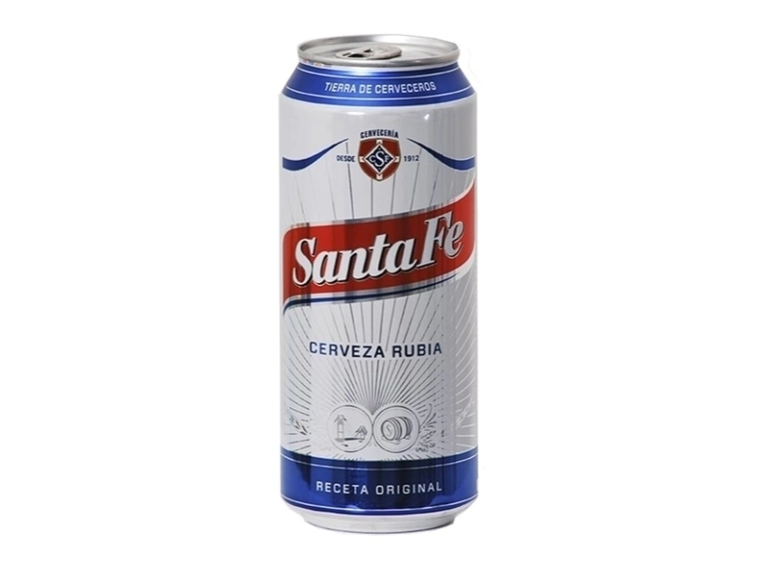 Cerveza Santa fe lata x473ml