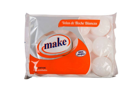 Velas de noche make x12un