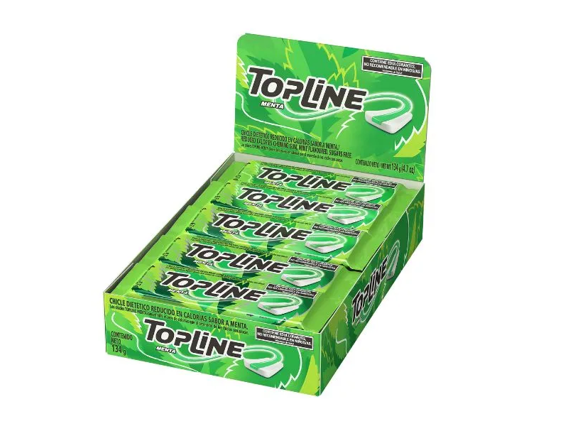 Chicle Top Line menta x20un