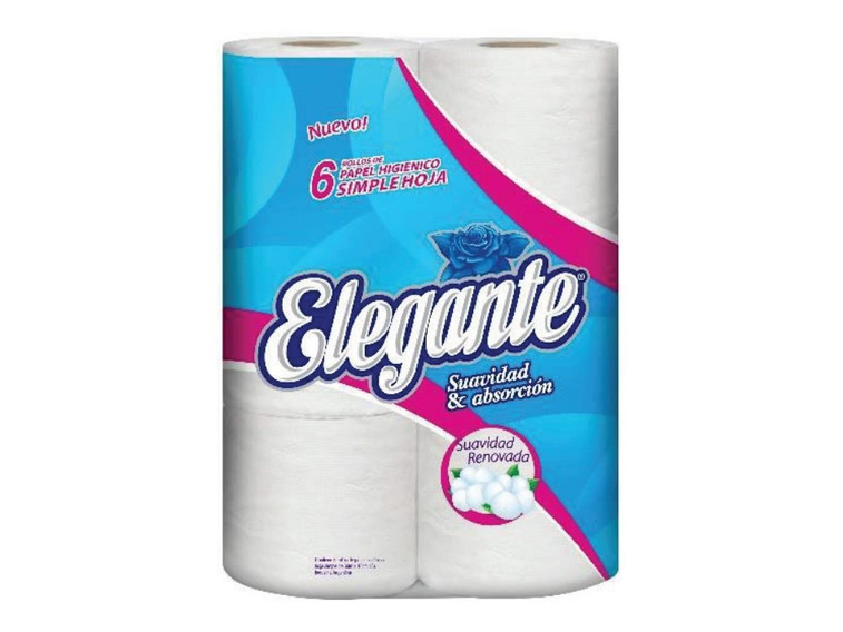 Papel higienico Elegante x6un