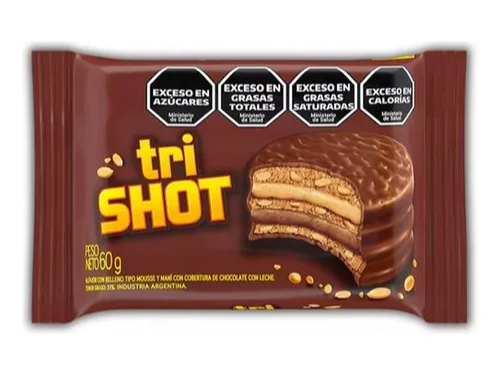 Alfajor tri-shot x60g