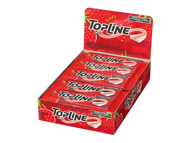 Chicle Top Line fruta x20un