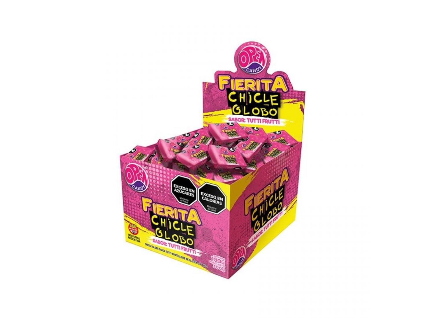 Chicle Fierita open candy tutti x100un