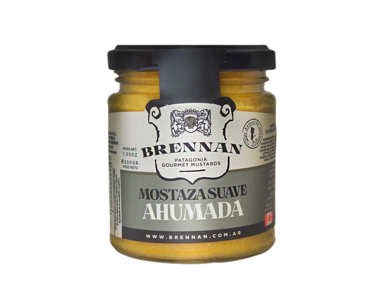 2213.Mostaza suave Ahumada x 200 gr