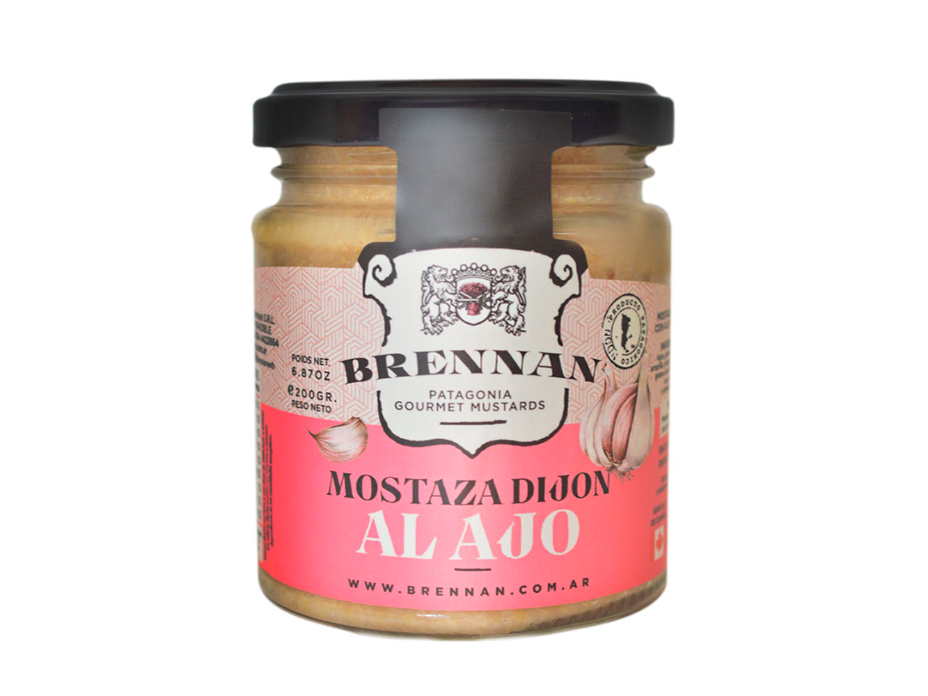 2236. Mostaza Dijon al Ajo x 200 grs