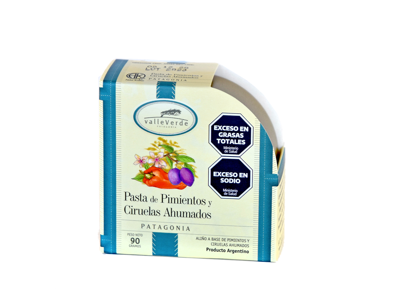 3004.Pasta de pimientos y ciruelas x 90 gr