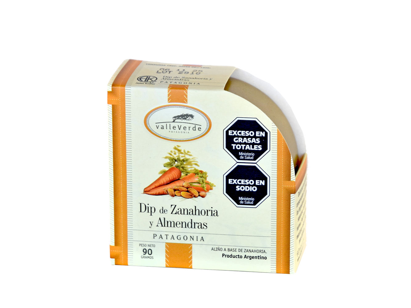 3069. Dip de Zanahoria y Almendras x 90 gr