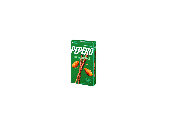6002. LOTTE PEPERO ALMOND X 32 GR x 10 unidades