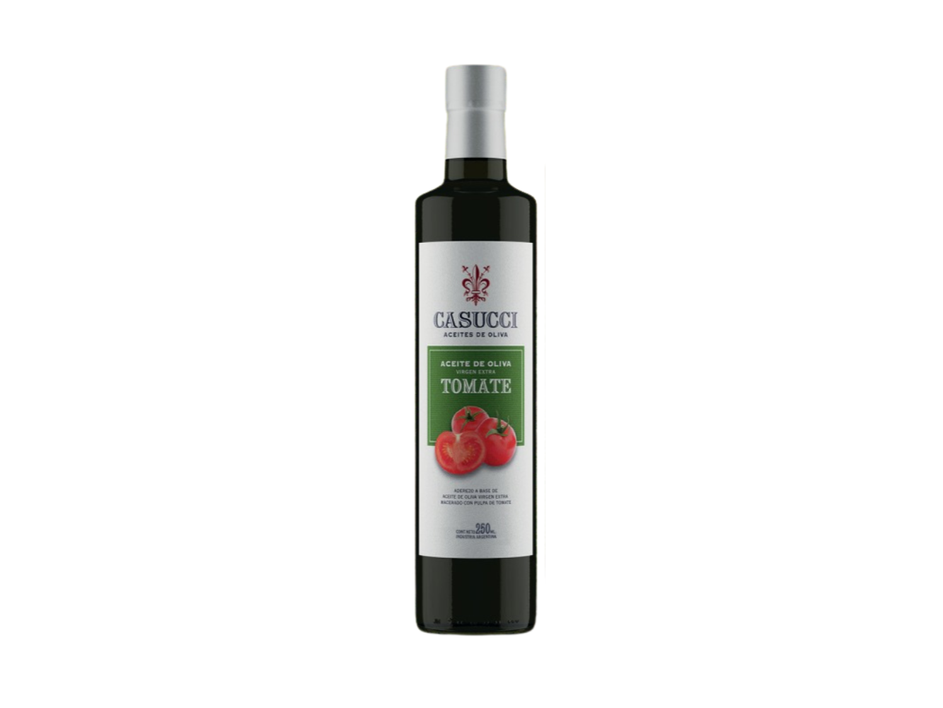 106. ACEITE DE OLIVA VIRGEN EXTRA CON TOMATE X 250 CC