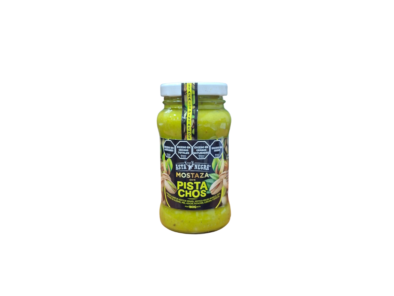 13904. Mostaza con Pistachos x 180 gr