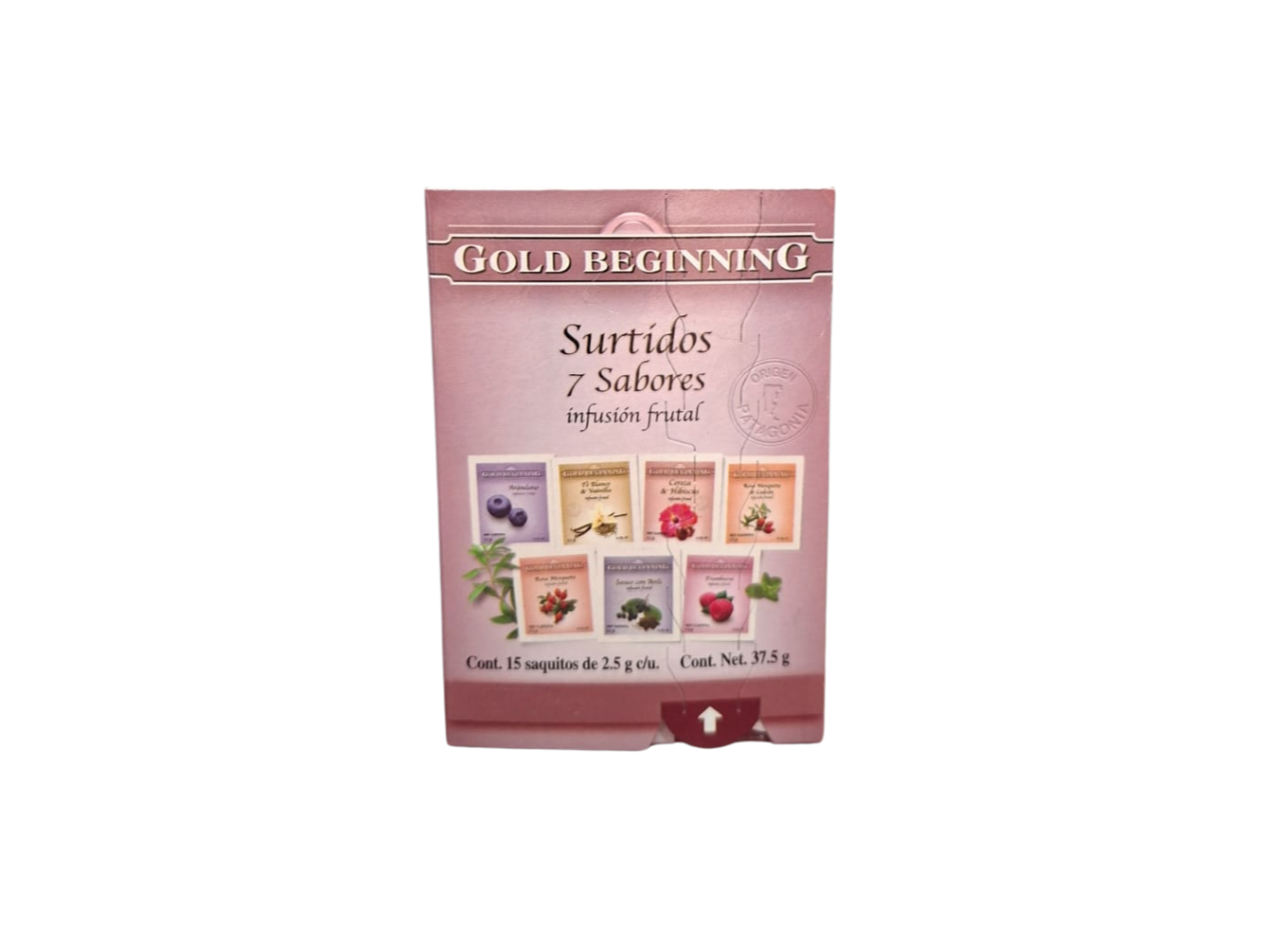 822. INFUSION FRUTAL SURTIDO 7 SABORES  ( 15 SAQUITOS X 37,5 G )