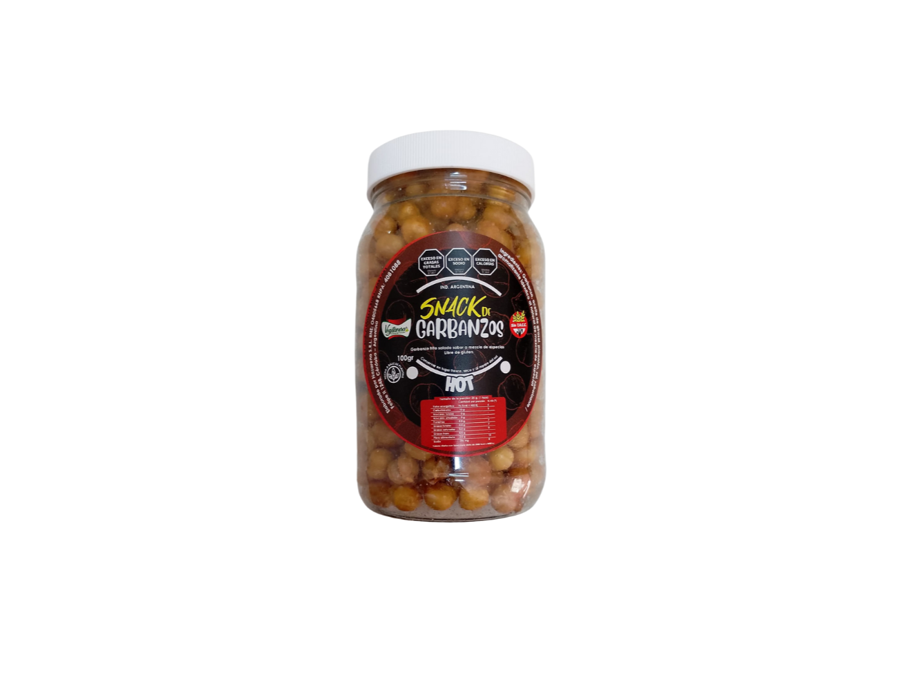 416. SNACKS HOT SIN TACC X 170 gr