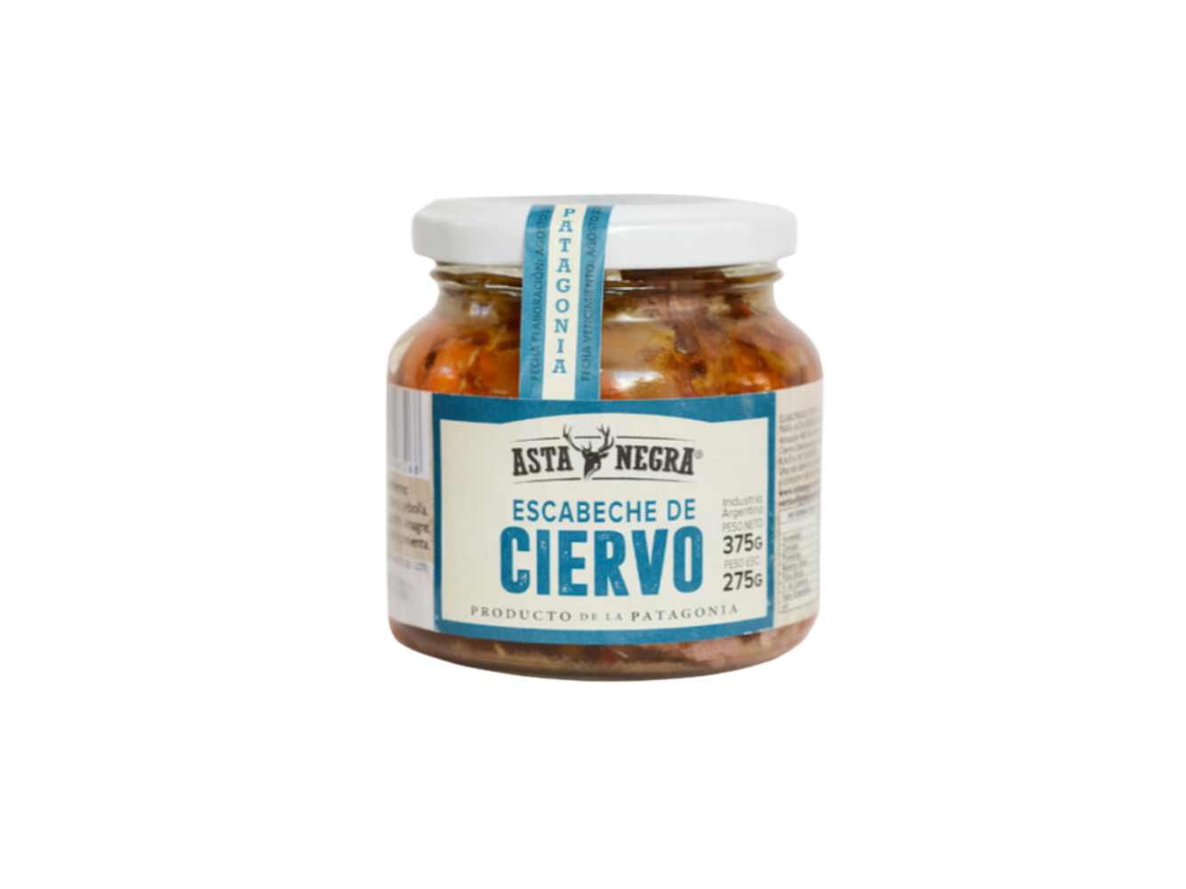 13030. ESCABECHE DE CIERVO ASTA NEGRA X 375 CC