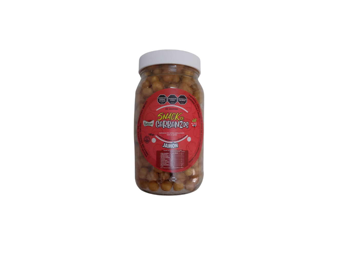 415. SNACKS SABOR JAMÓN SIN TACC X 170 gr