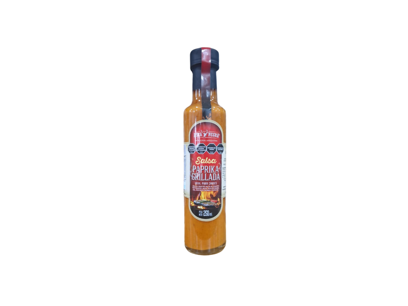 13910. SALSA PAPRIKA GRILLADA X 250 CC.