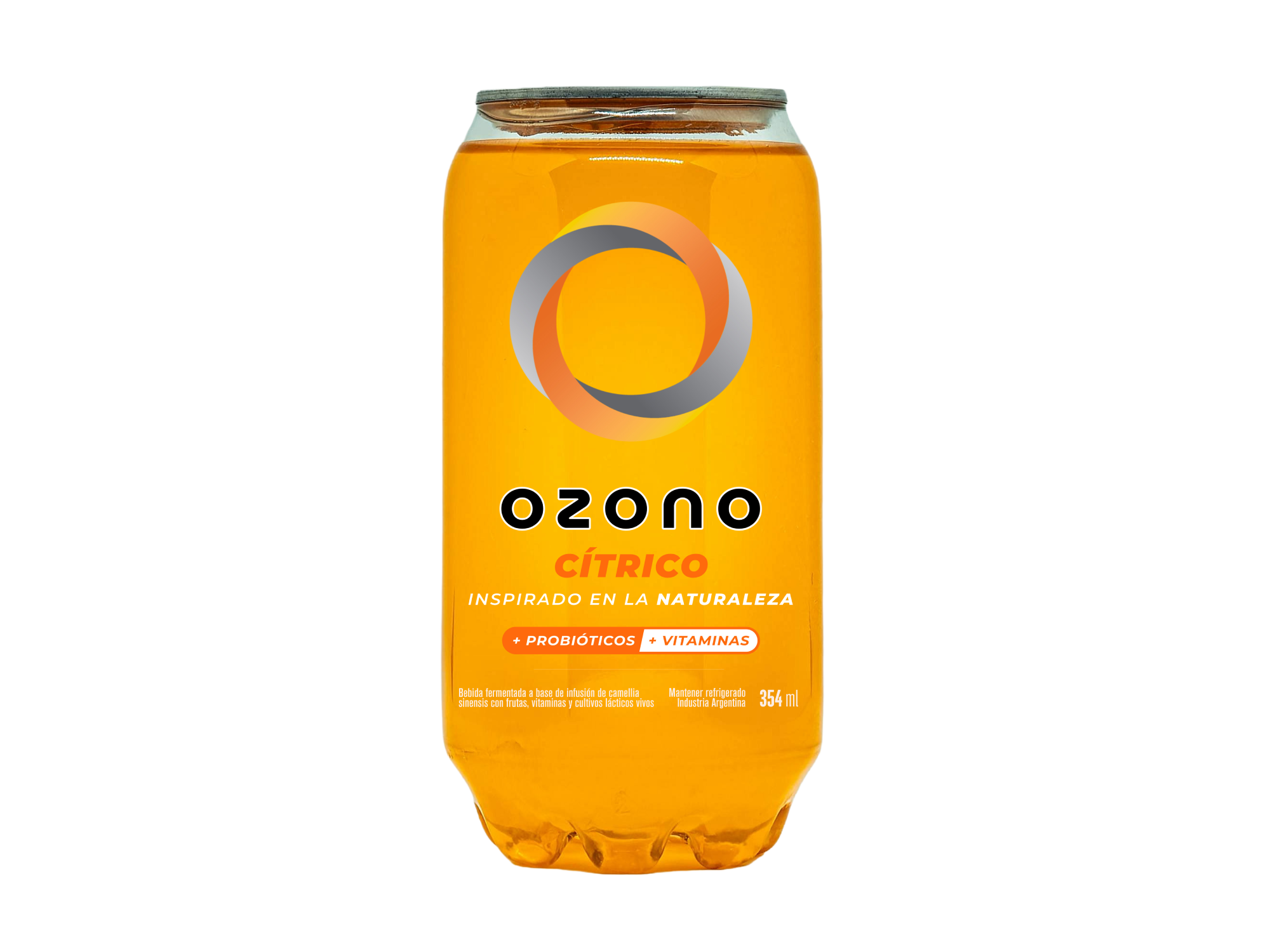 501. PACK x 6 UNID - OZONO CITRICO  Bebida funcional + probioticos y Vitaminas B y C - Sabor NARANJA, MANDARINA Y POMELO