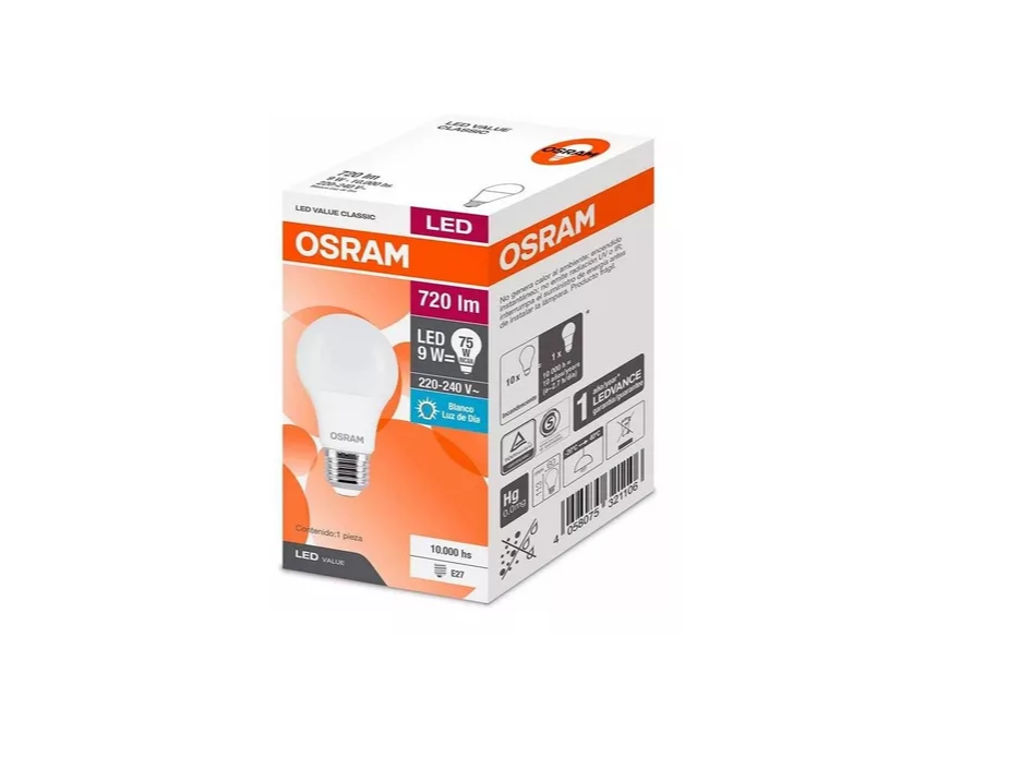 Osram bulbo led 9w