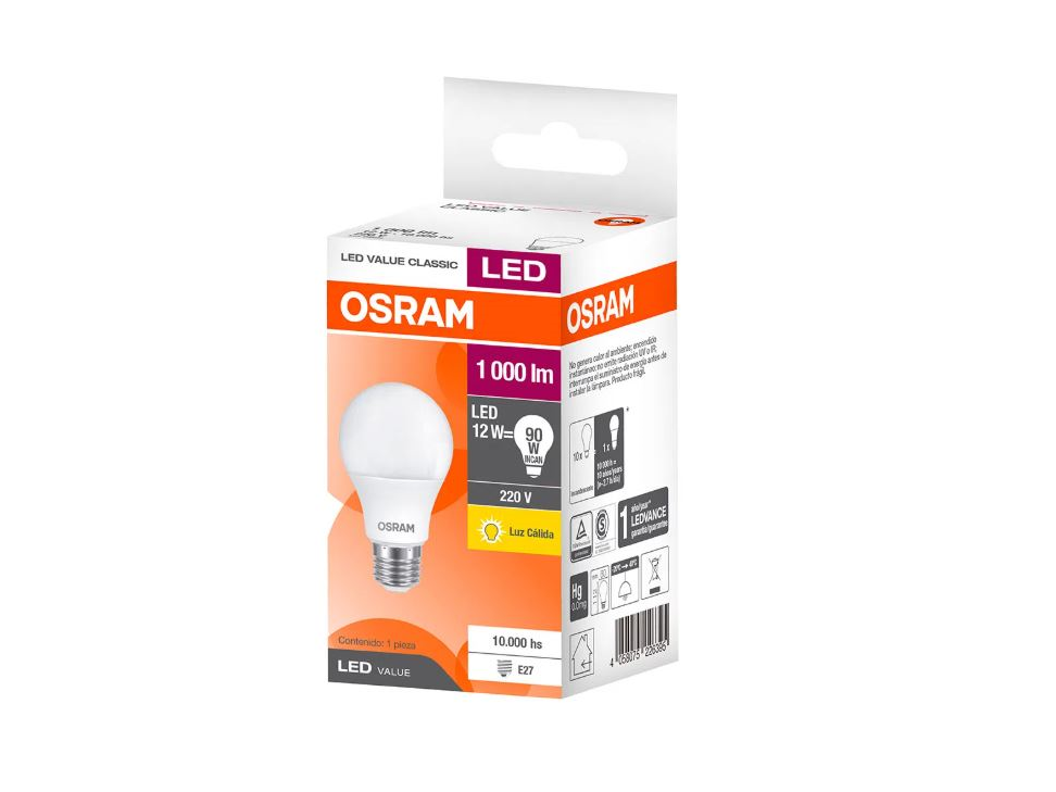 Osram bulbo led 12w