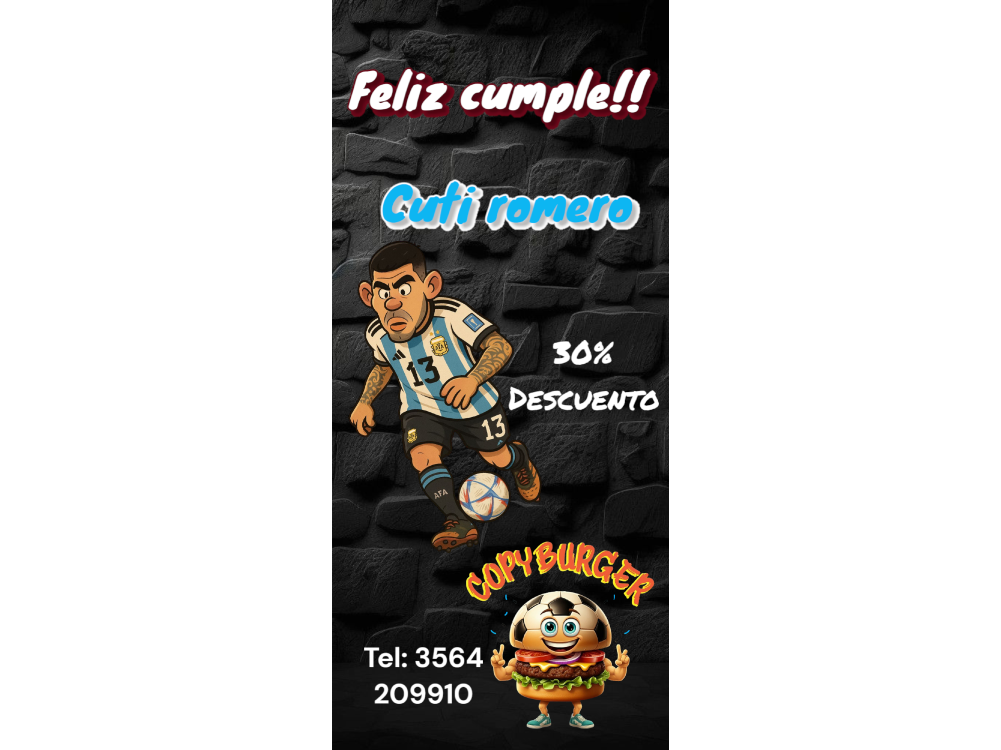 FELIZ CUMPLE CUTI (SOLO EL 27 DE ABRIL),
