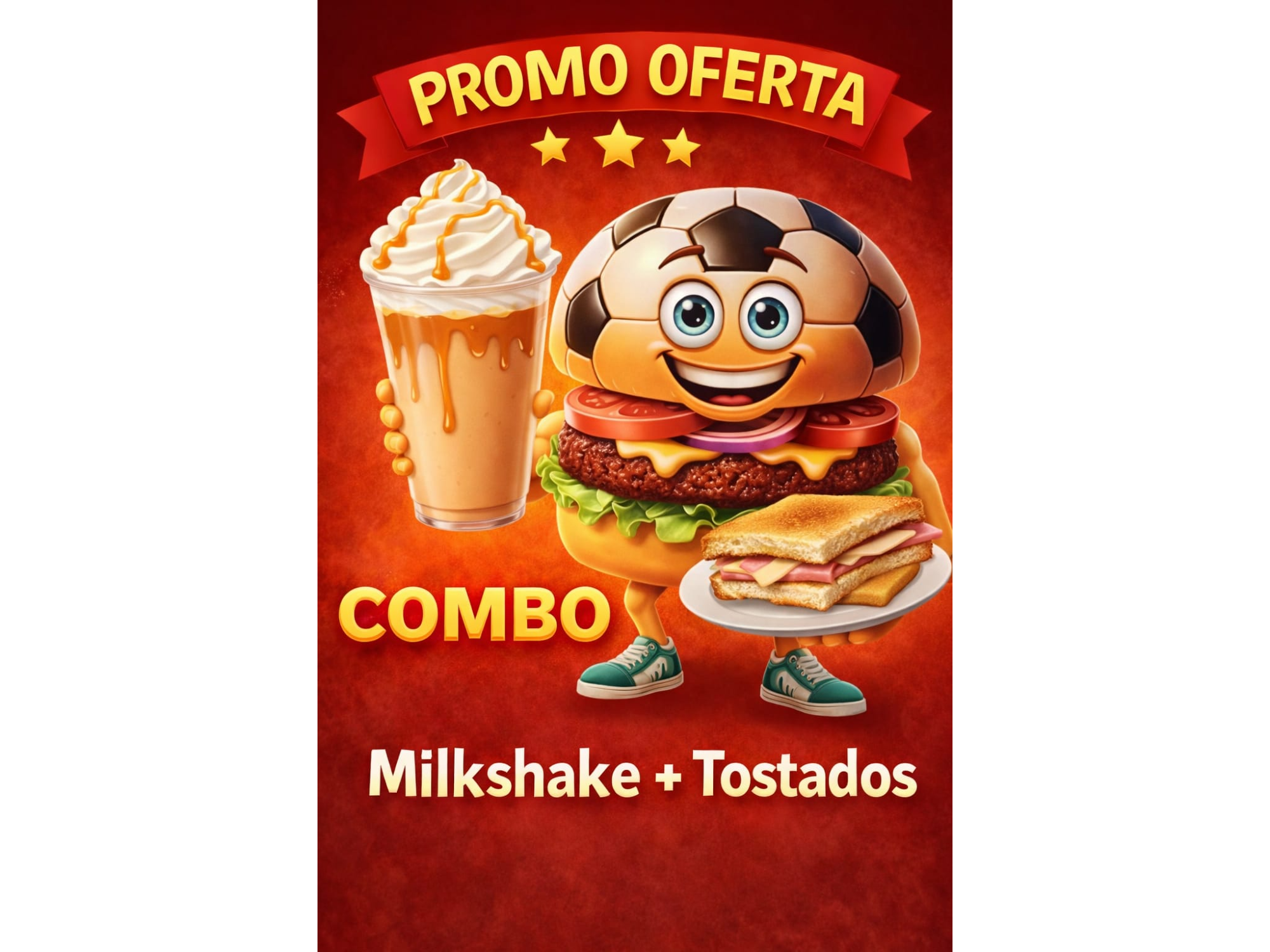 MILKSHAKE + TOSTADO