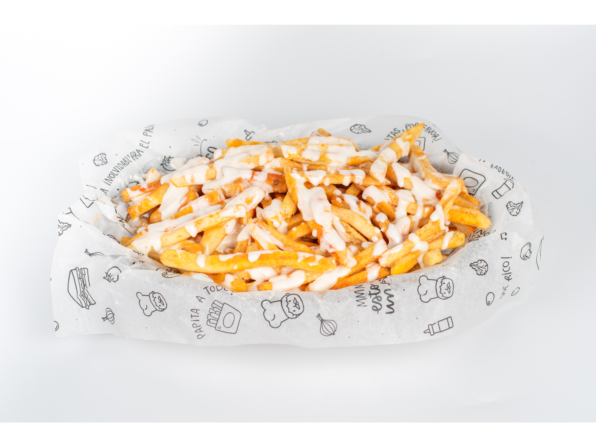 PAPAS CON MAYONESA CASERA